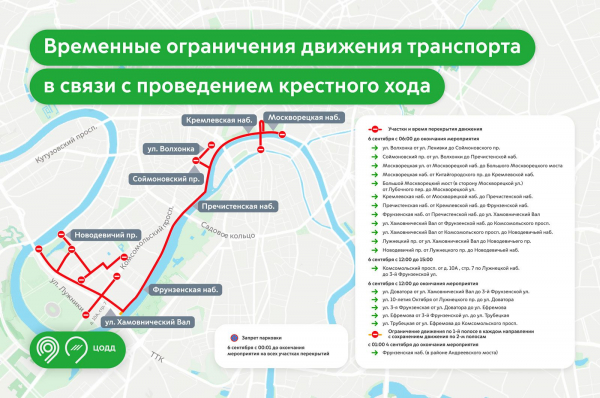 
            В Москве с 4 по 6 сентября перекроют ряд улиц. Причины и график
        