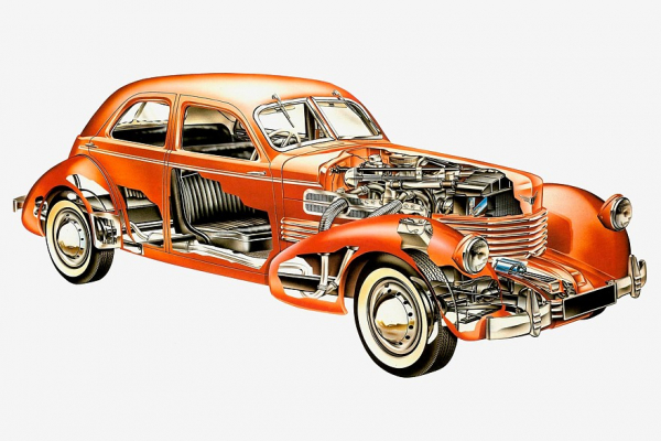 Cord 810/812: передний привод, наддувный V8 и другие чудеса, не понятые современниками