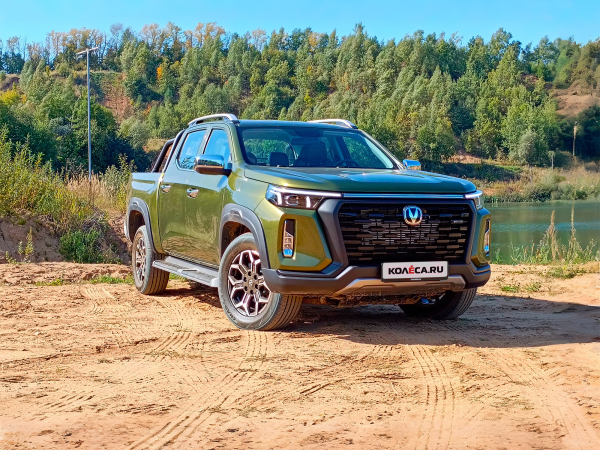 Немного Isuzu, оливковая зелень и две паллеты: тест-драйв дизельного Changan Hunter Plus